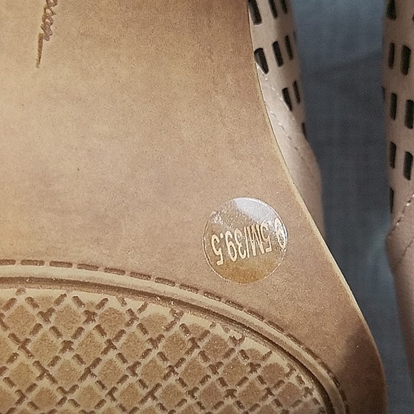 NWT Jessica Simpson nubuck suede Cherrell ankle sandal bootie sz 9.5 - Picture 8 of 9